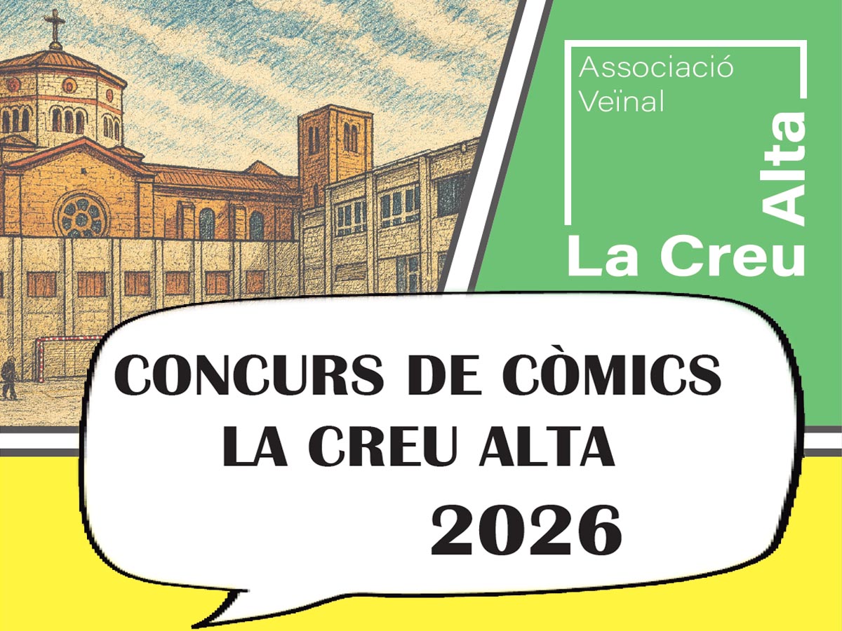 Concurs de Còmics La Creu Alta 2026